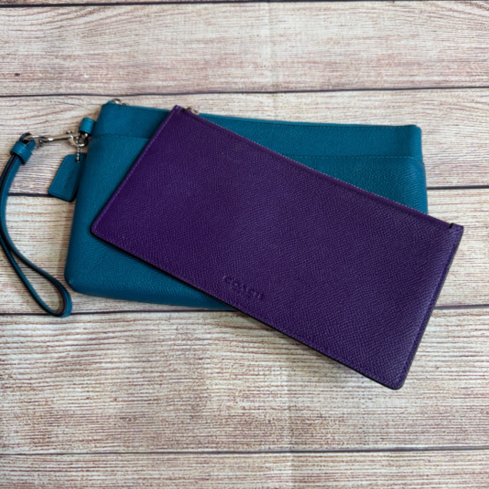 Coach Color Block Wristlet - image 2